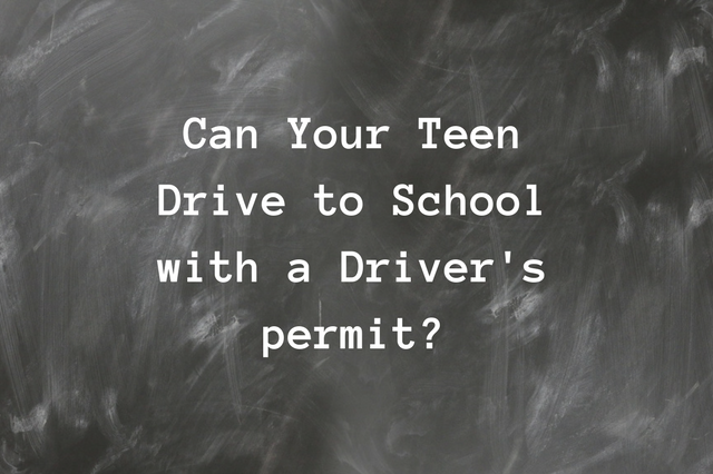 can you drive a car in high school