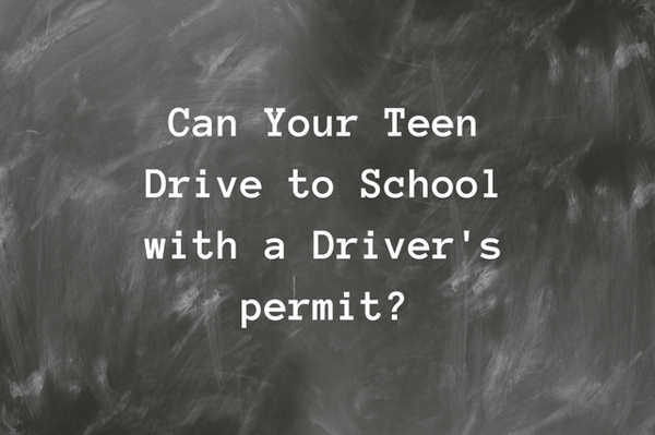 Can Your Teenage Driver Drive to School with their Driver's Permit?
