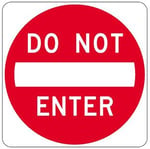 Do Not Enter